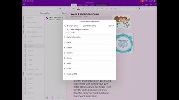 Copying a Page from the Content Library  - iPad