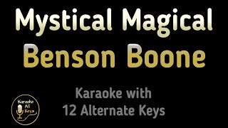 Benson Boone - Mystical Magical Karaoke Instrumental Lower Higher Female & Original Key Resimi