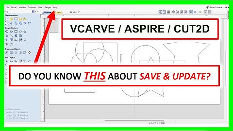 What You Need To Know About Saving Files & Update [Vcarve, Aspire & Cut2D] CNC Router Project Design