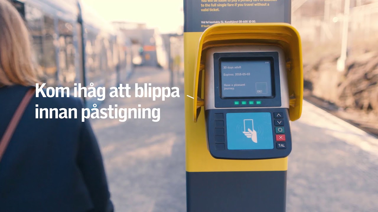 Blippa Pa Saltsjobanan Fran 18 Maj Youtube