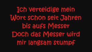 Jennifer Rostock -Es tut wieder weh (with Lyrics)