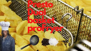 Presto Dual basket proFry from Walmart it was so reasonable.