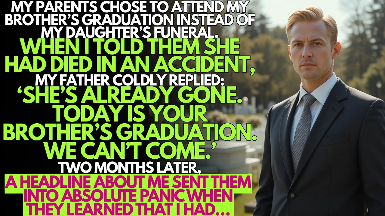 My parents said, ‘She’s already gone  Today is your brother’s graduation  We can’t come ’2mos later…