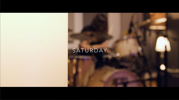 Saturday Drums version - Drums performance video thumbnail