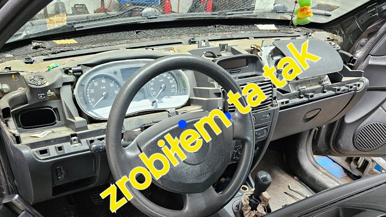 Demontaż deski rozdzielczej CLIO 2