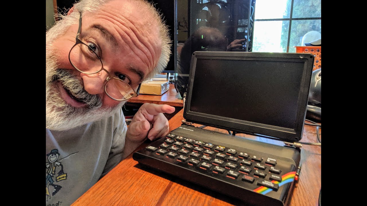 Sinclair ZX Omni 128HQ Laptop Metal Bracket Install - YouTube