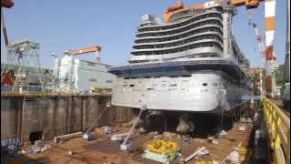 Proses Pembuatan Kapal Pesiar Mewah [Aidaprima]