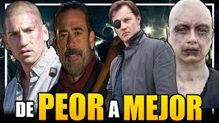 Del PEOR Al MEJOR Villano de The Walking Dead