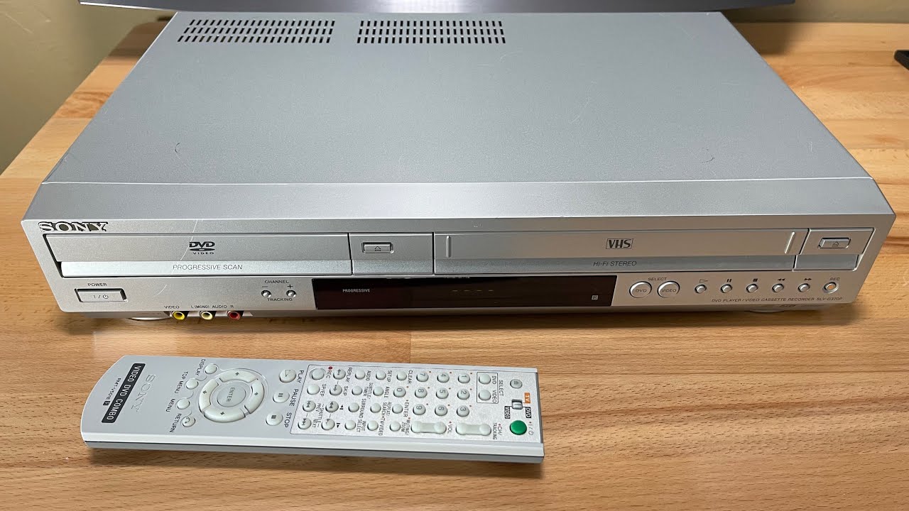 Reproductor DVD-VHS Sony Slv-d380p (01) 