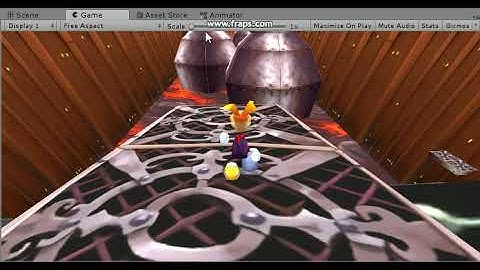 Rayman 2 Level Geometry in Unity - Prison Ship