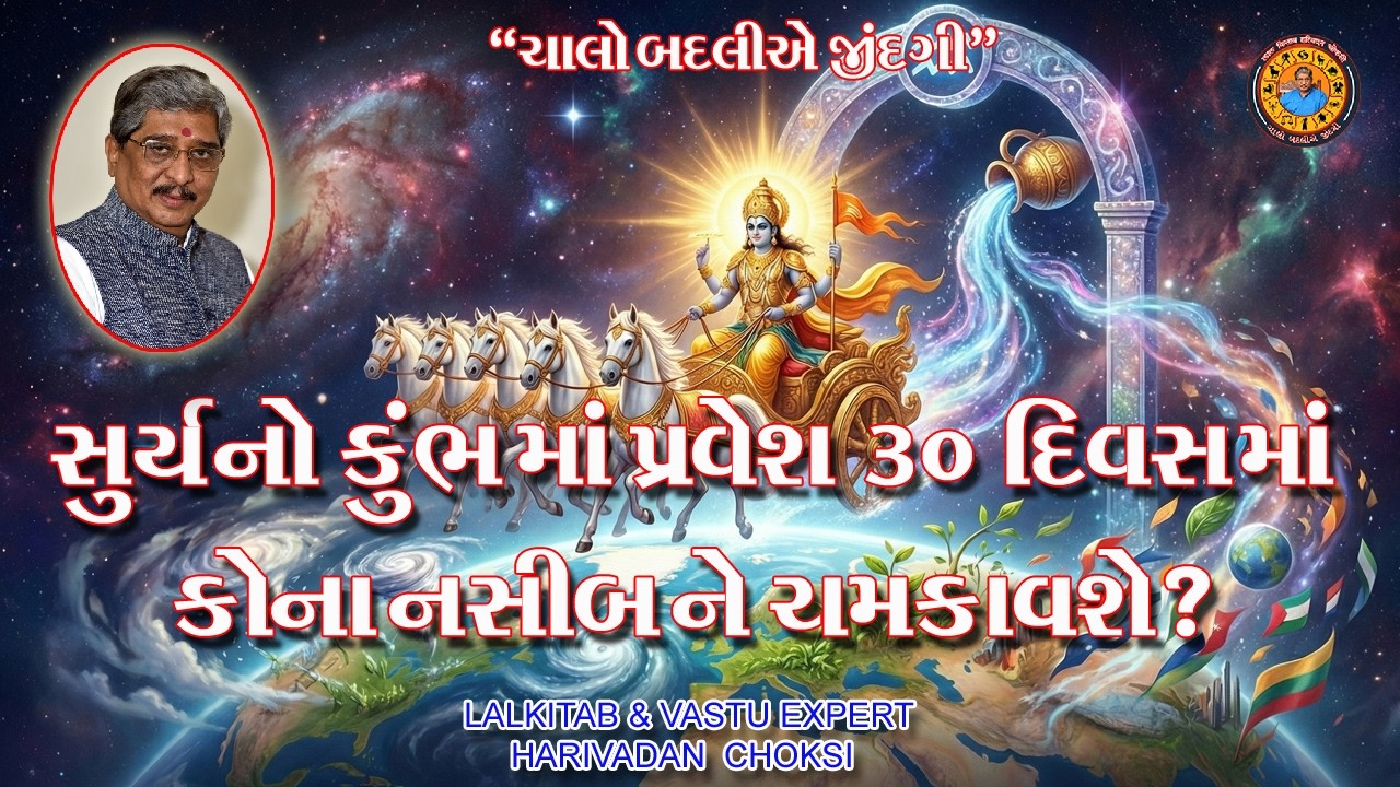 સૂર્યનો કુંભમાં પ્રવેશ 30 દિવસમાં કોના નસીબ ને ચમકાવશે ?
