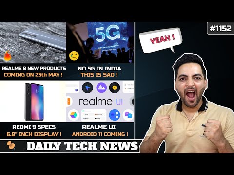 No 5G in India,Realme 8 New Products On 25th,POCO Rebranding War,Realme UI Android 11,Redmi 9 Specs