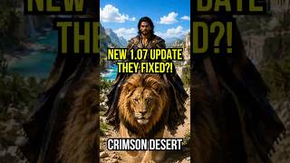 Crimson Desert 1.07 Update Fixed Everything? 😳 #crimsondesert #crimsondesertupdate #shorts