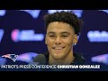 Christian gonzalez im focused on doing what i got to do  new england patriots press conference