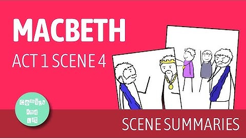 Macbeth Act 1 Scene 4 - Samenvatting en analyse