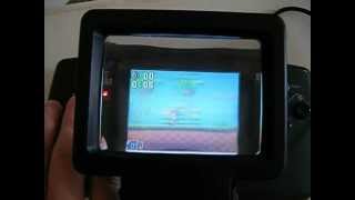 EBAY VIDEO Sega Game Gear Black Handheld + 13 Games + Accs Sound and Video Working