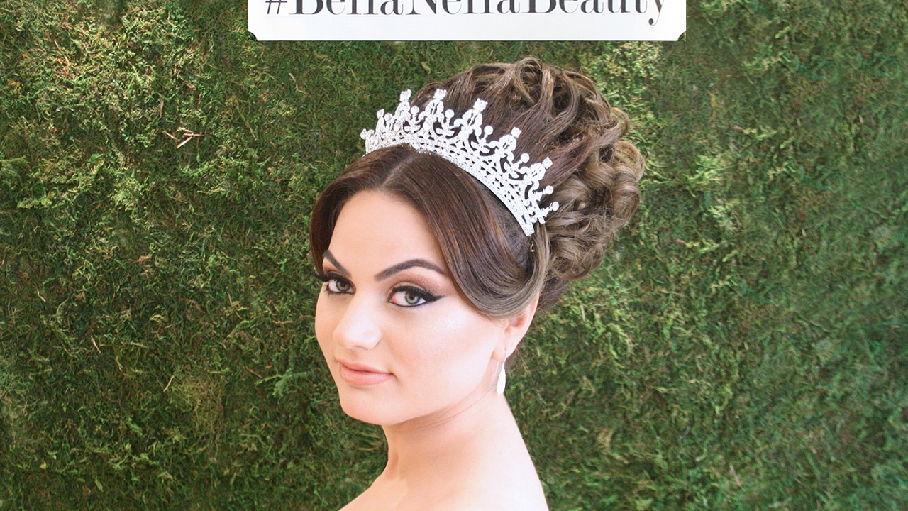 Glamorous Chic Curly Updo Tutorial