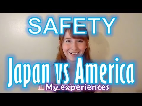 Japan vs America: Safety 【日本 VS アメリカ (安全面)】日英字幕