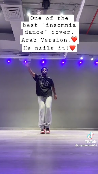 Insomnia dance cover (Arab Version) | #fyp #viral #shorts