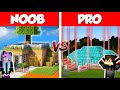 Noob vs pro  safest security house in minecraft  mcflame