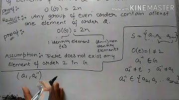 In a group of even order the number of elements of order 2 are odd