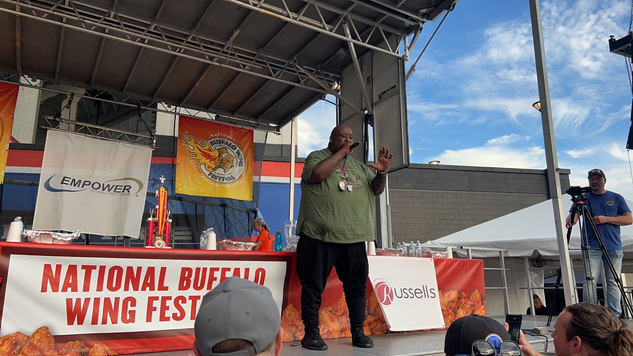 BUFFALO WING FESTIVAL 2024 PRO EATING CONTEST (Buffet Bowl) YouTube