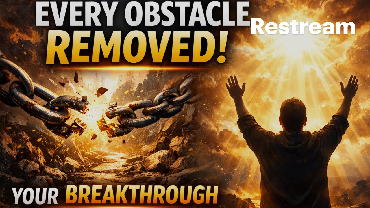 GOD IS ABOUT TO REMOVE EVERY OBSTACLE FROM YOUR LIFE | Prophetic Prayer for Breakthrough