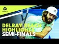 Opelka vs Millman; Norrie vs Paul | Delray Beach 2022 Semi-Finals Highlights