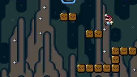 Super Mario Flash 2 Level-Cave of the goldmine-jakefifa13