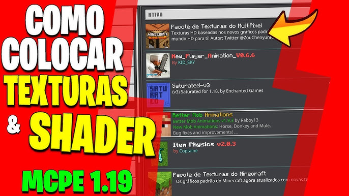 Como instalar shaders no Minecraft 1.19 - Millenium