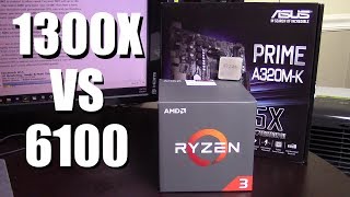 AMD Ryzen 3 1300X vs Intel I3 6100