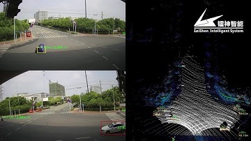 LeiShen CH128 LiDAR Applied in V2X Project.