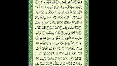 83سورة المطففين ماهر المعيقلي