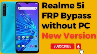 Realme 5i frp bypass without pc ||Realme 5i google account remove |Realme 5i gmail bypass without pc