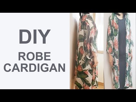 가볍고 시원한 로브 가디건 만들기 DIY / How to make a robe cardigan / 뽀, 수리 엄마 낸시의 소잉타임즈[퍼피타임즈]