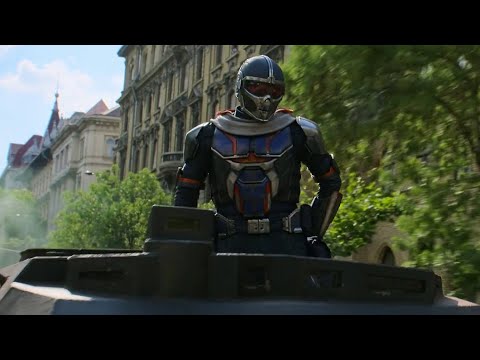 Taskmaster chases Natasha and Yelena scene 4K | Black Widow (2021)