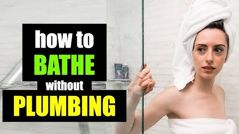 5 ways to KEEP CLEAN when WATER goes OUT!