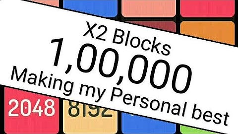 Made My Personal Highest Score in X2 Blocks | 1 Lakh 😱 | X2 Blocks #3 | Atishay Jain