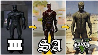 Evolution of Black Panther in Every GTA Game | Tribute to Chadwick Boseman | screenshot 5