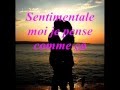 Sentimentale Marie Myriam Paroles Sentimentale Marie Myriam Paroles