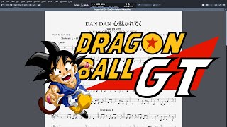 Dragon Ball GT Full Opening Dan Dan Kokoro Hikareteku Anime Score