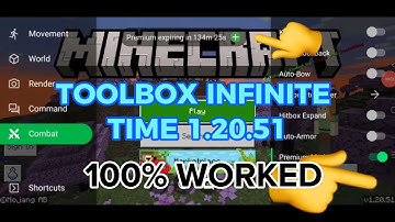 TOOLBOX FOR MINECRAFT 1.20.50 -1.20.51 Infinite Premium Time Minecraft Mod Menu
