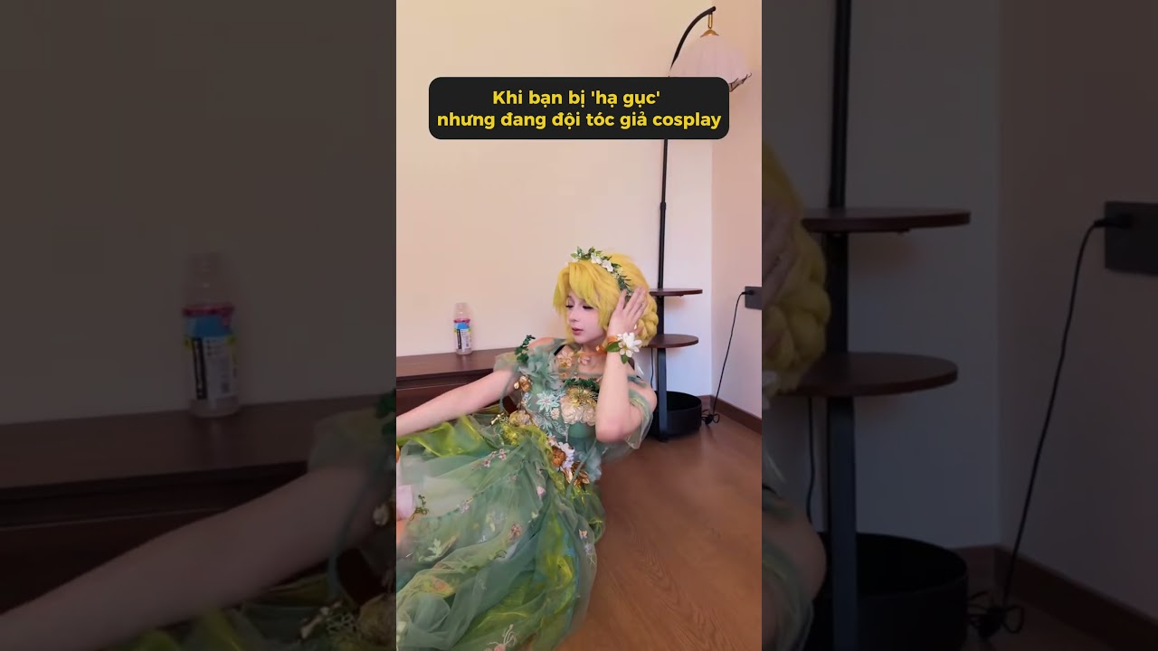 Tôi có thể có vấn đề, nhưng bộ tóc giả của tôi thì không #meowcosplay #shorts
