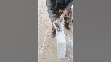 Splitting Stone With Just a Hammer and Chisel! #shorts