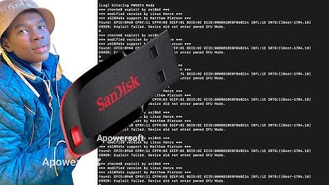 comment booter pwndfu sur une clé usb avec Windows pour le passecode ios 15