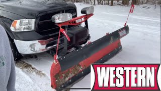 Plowing with a half ton truck