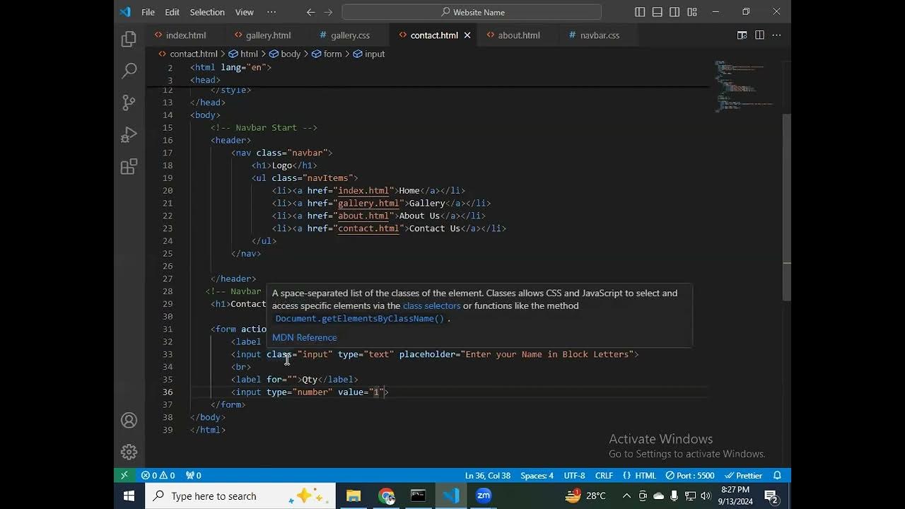 HTML Input Fields Tutorial for Beginners | Master All Input Types ...