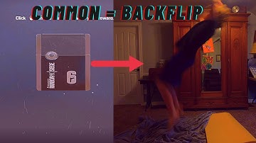 Alpha pack opening but every time I get a COMMON, I do a BACKFLIP.