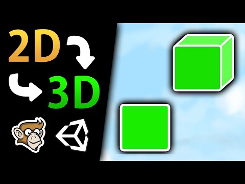 The difference between 2D and 3D games in Unity