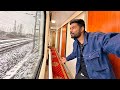 48 hours in a private room  chinas first class overnight sleeper train in heavy snowfall